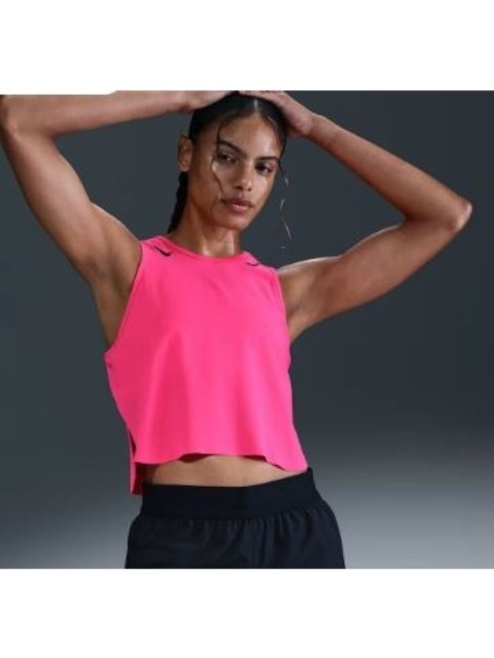 Nike AeroSwift Women's Dri-FIT ADV Cropped Running Tank Top Size XL FN2713-645